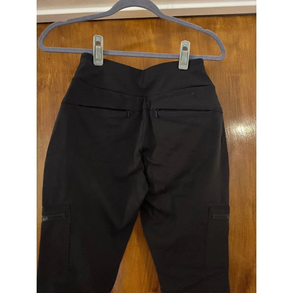 Athleta Headlands Hybrid Cargo Pant Skinny Black Womens Size 4 - Picture 6 of 6